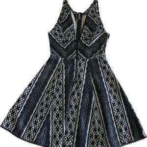 Free People Black & Grey Lace Design Dress. Barley worn!